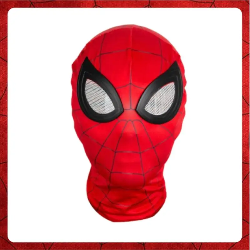 Spiderman Mask Full Face Cover Miles Morales Gwen Stacy Iron Spider-Man Cosplay Costume Mask Prop for Halloween Kid Adult Gift