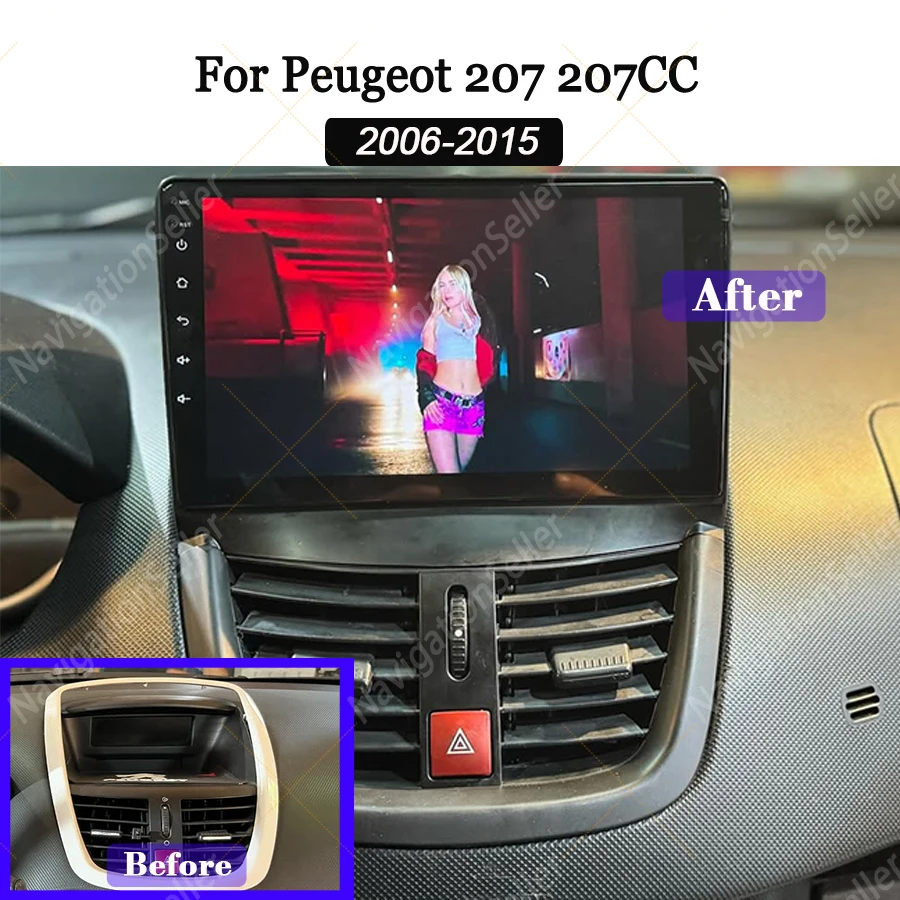 

Android 13 Carplay For Peugeot 207 207CC 2006-2015 Car Radio Stereo Head Unit Multimedia Navigation Head Unit Youtube DAB Wifi