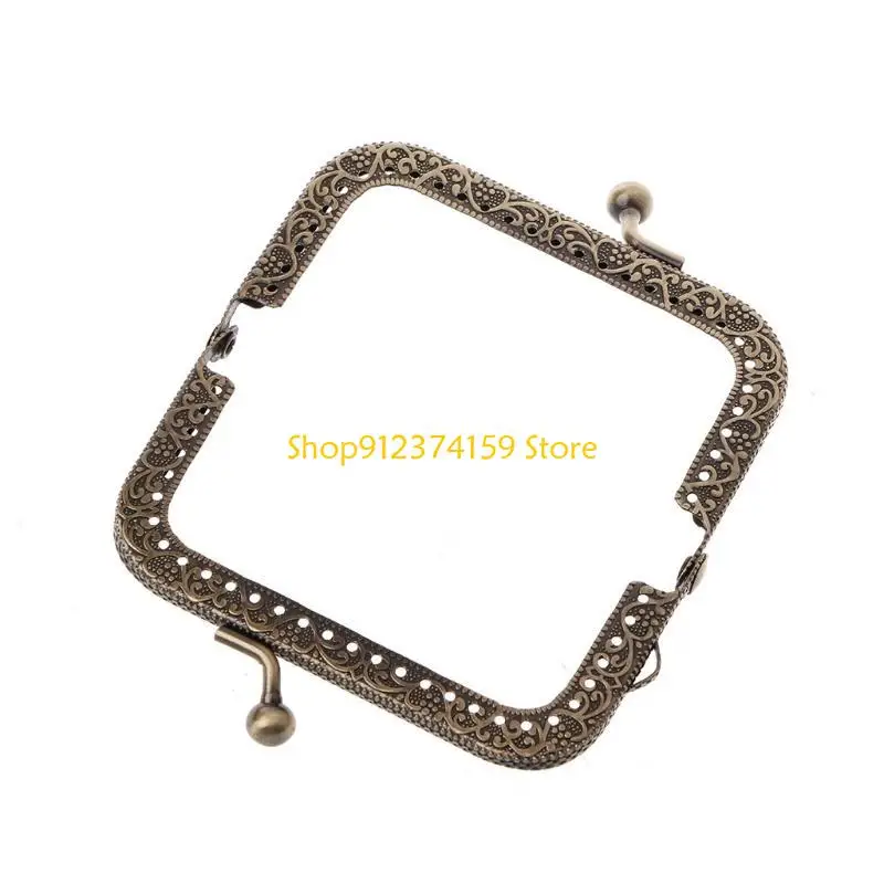 

G5AE 1PC Metal Frame Kiss Clasp Arch For Coin Purse Bag Accessories DIY Bronze 8.5cm