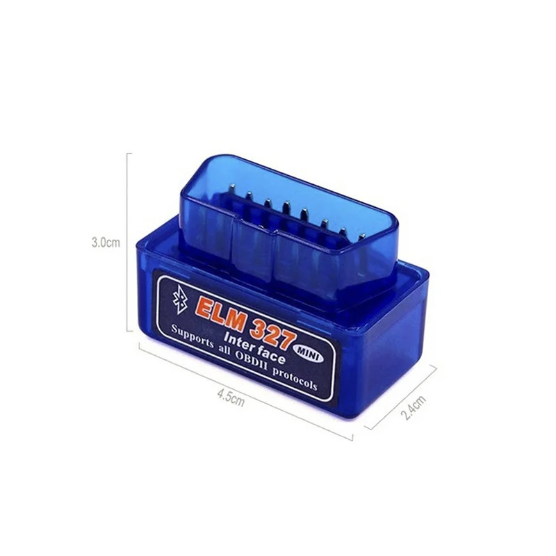 Mini herramienta de diagnóstico automotriz ELM327 V2.1 V1.5, autoescáner OBD con Bluetooth, lector de código, Super ELM 327, par