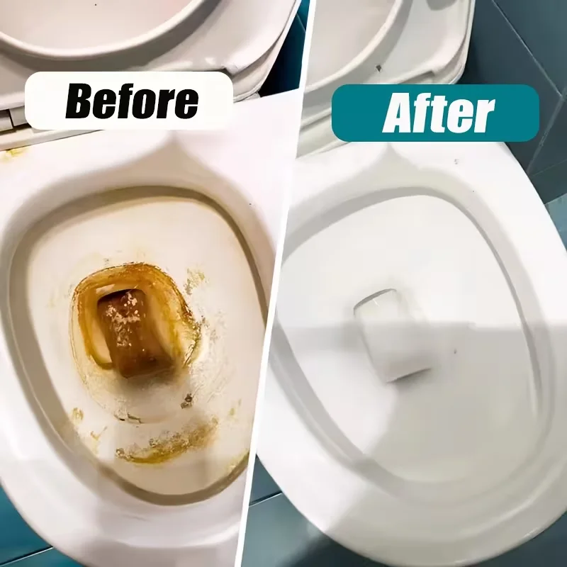 Toilet Rust Remover, Safe Porcelain Formula, Effectively Removes Rust, Hard Water Stains & Odors Without Damaging Toilet Glaze