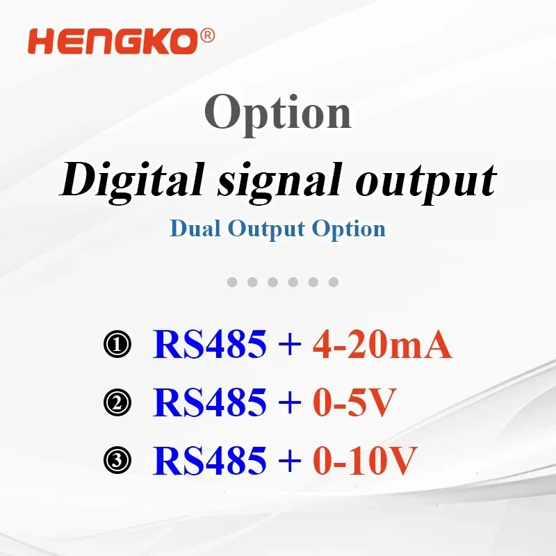 Hengke HG602 Dew Point Sensor -60 to 60C 4-20mA RS485 Output Transmitter