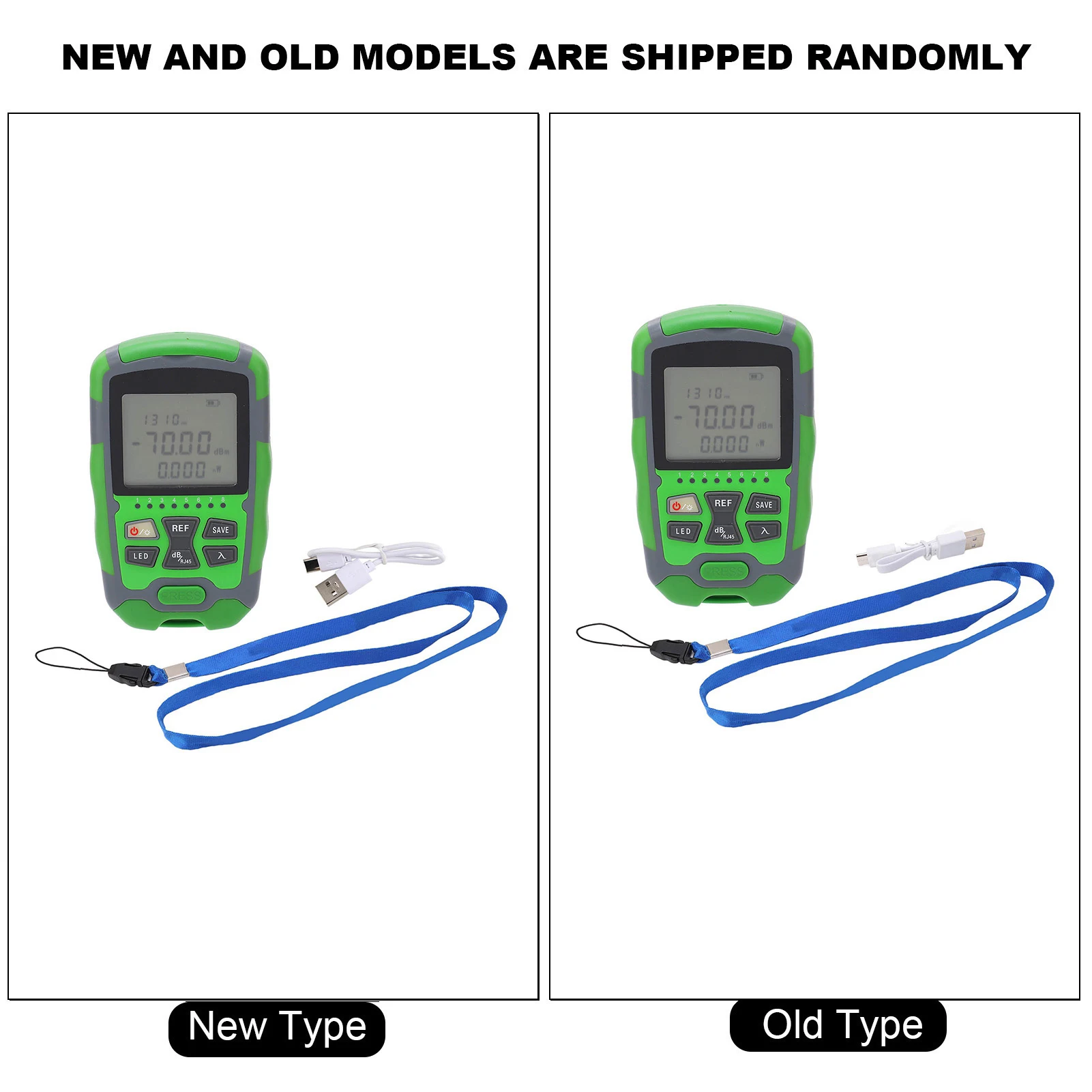 اختبار الكابلات البصرية مقياس الطاقة الضوئية ‐ 70 ~ + 10dbm شاشة ديجيتال كابل بصري اختبار أداة اختبار مقياس الطاقة الضوئية #4