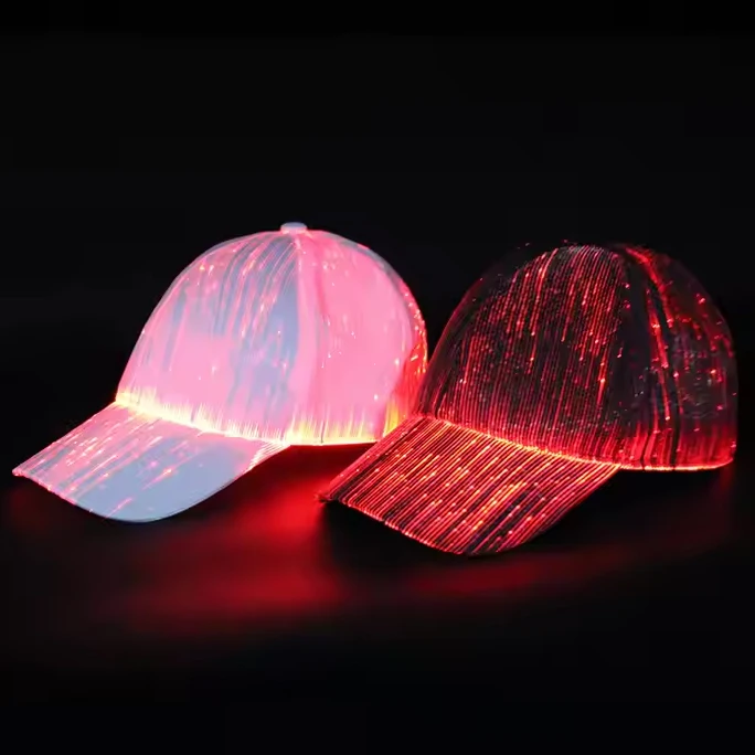 

women's party wear party novelties sports caps for men new product ideas 2024 custom luminous christmas gifts baseball cap LED