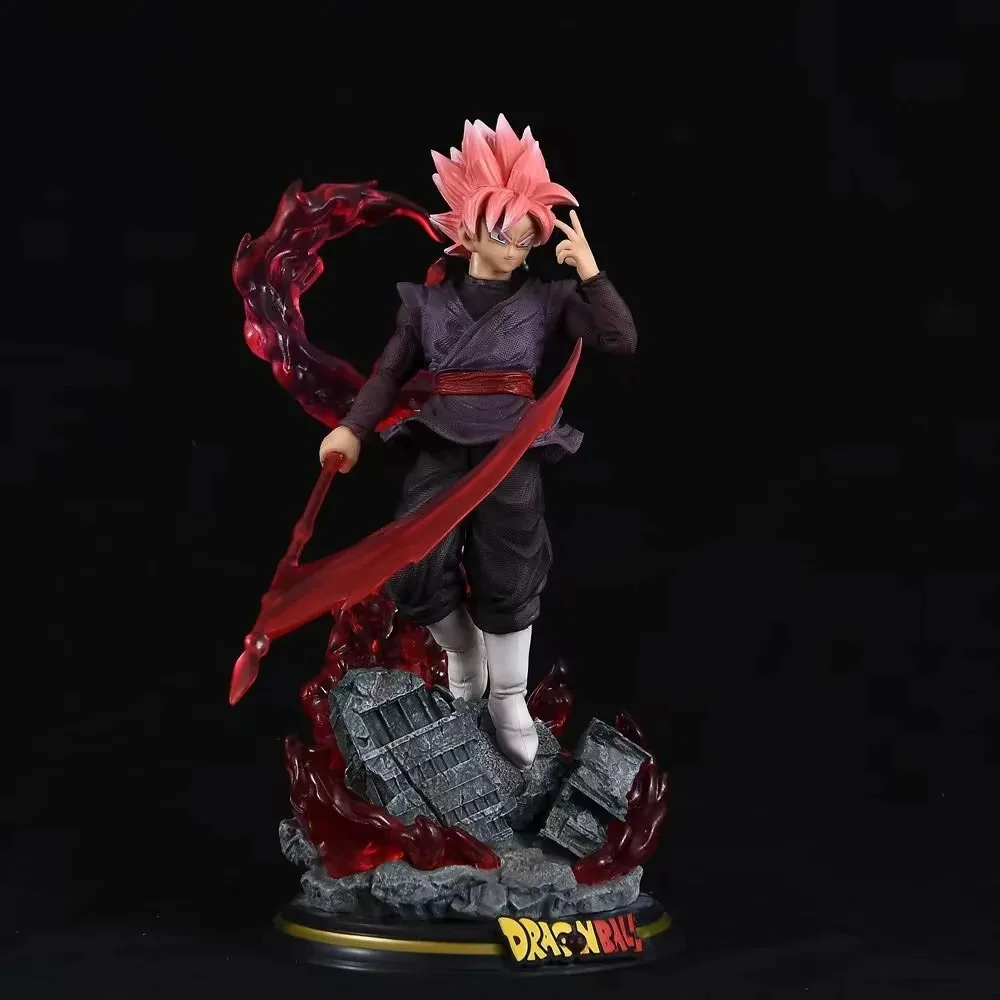

Anime Dragon Ball Super Saiyan Peach Blossom Son Goku Statue Model Scene Boxed Model Desktop Ornament Gift Collection