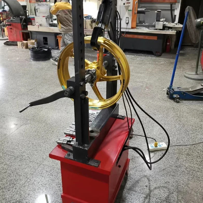 Motorcycle Wheel Hub Repair Machine Electric Motorcycle Wheel Hub Straightening Machine Compatible with 99%(Customized)