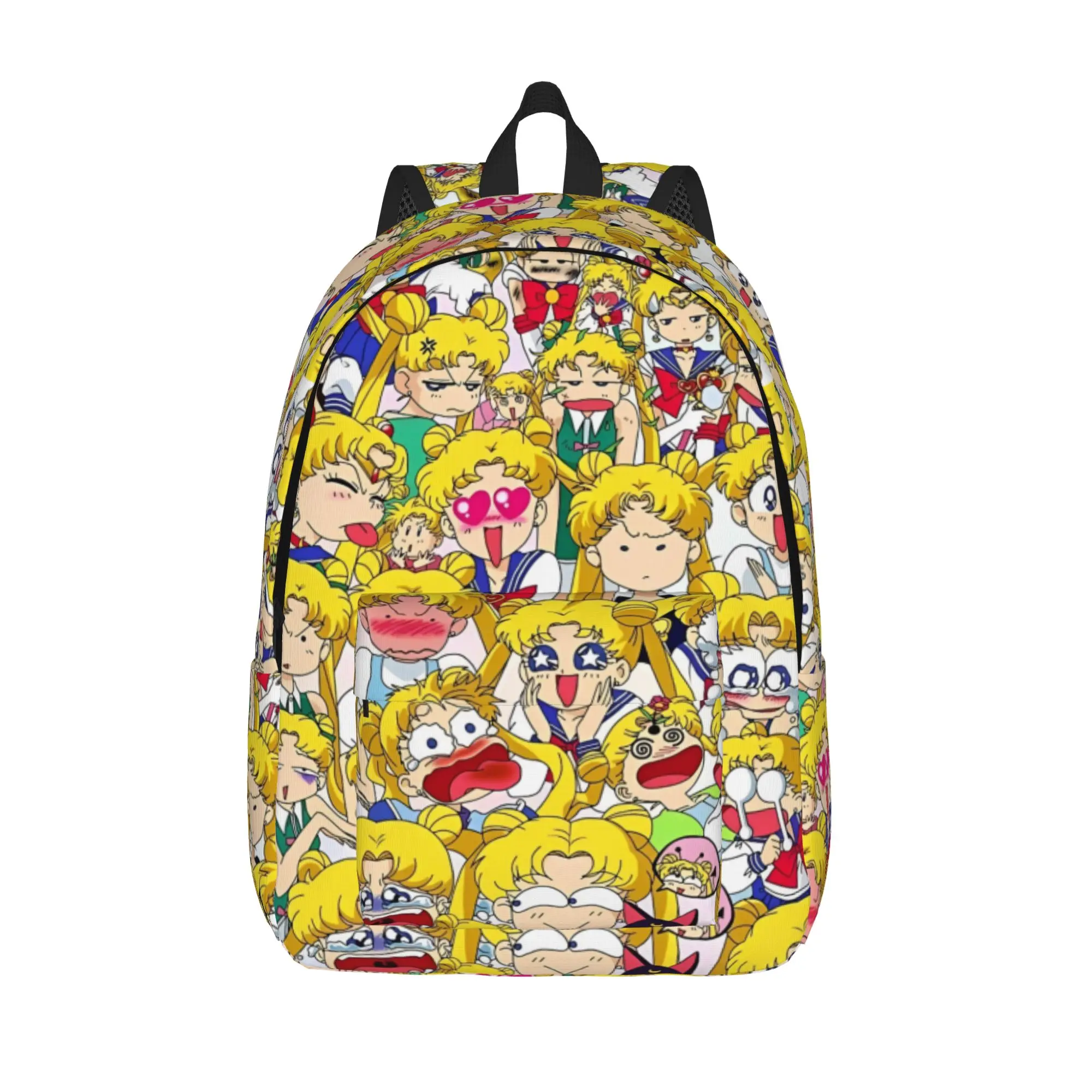 

Sailors Moons Luna girls anime Casual Backpack Outdoor Student Business Daypack for Men Women College Shoulder Bag
