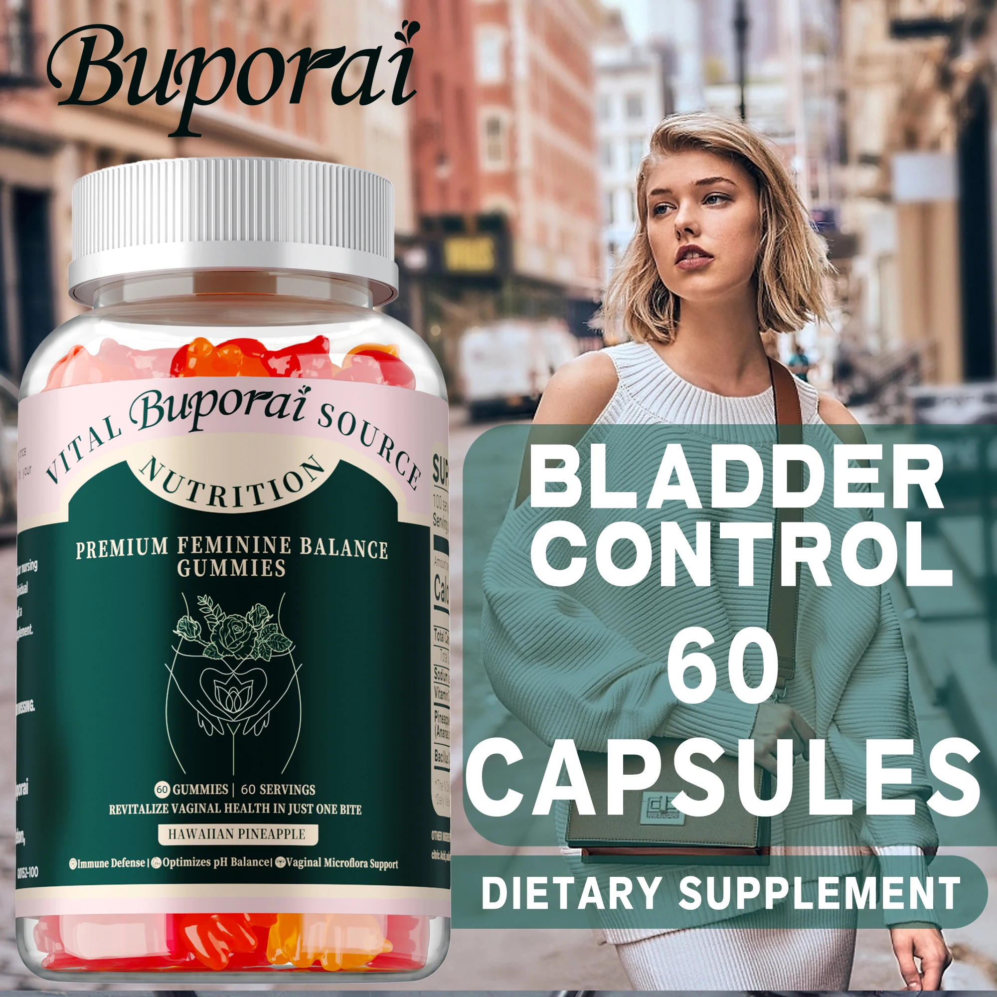 

Premium Feminine Balance Gummies - Protecting Women's Vaginal Health, PH Level Vaginal Ph Balance, Enhance Immunity