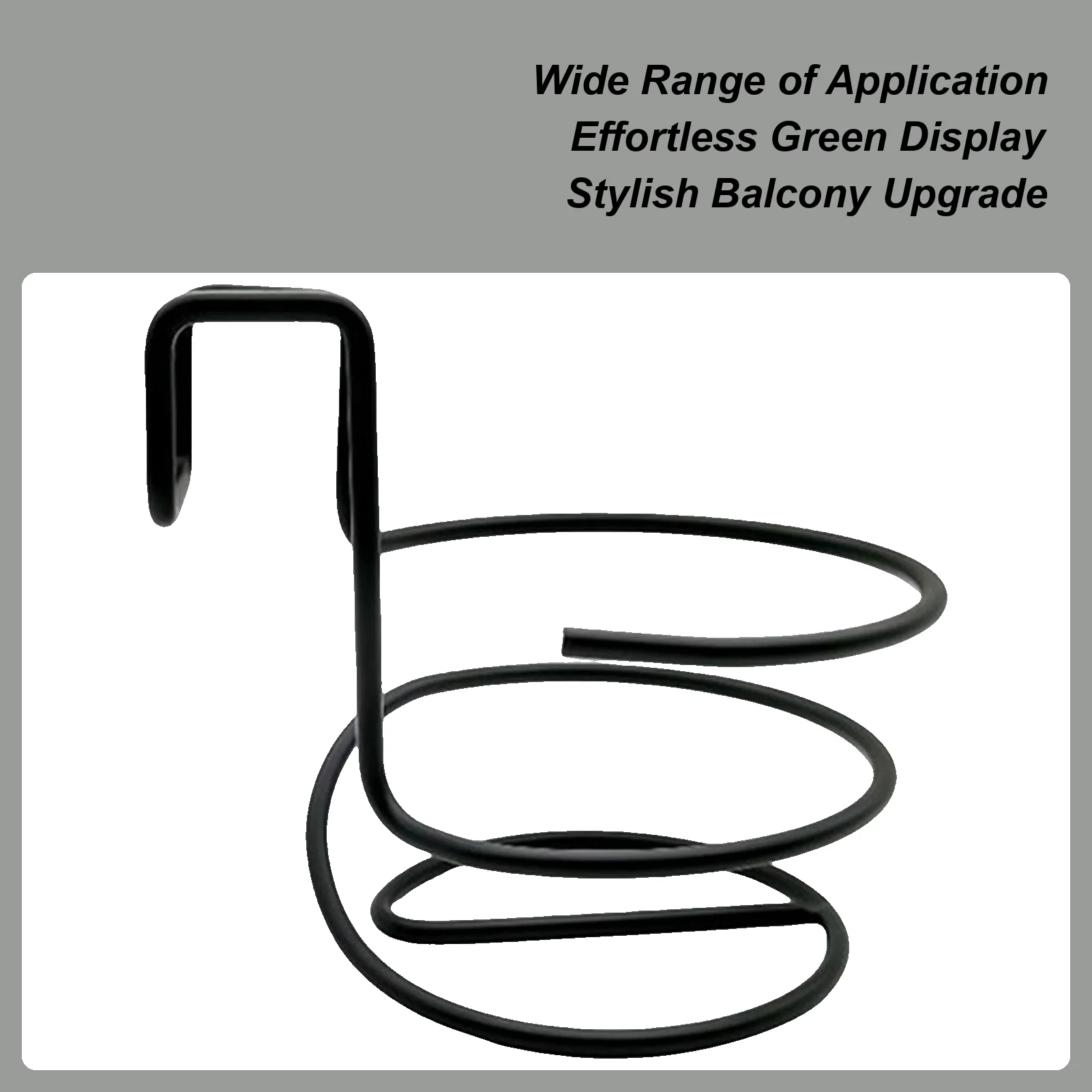 

Перила для цветов, железное подвесное ведро, держатель для цветочного горшка, держатель для забора, корзины для цветочного горшка, уличный балкон, сад, в помещении
