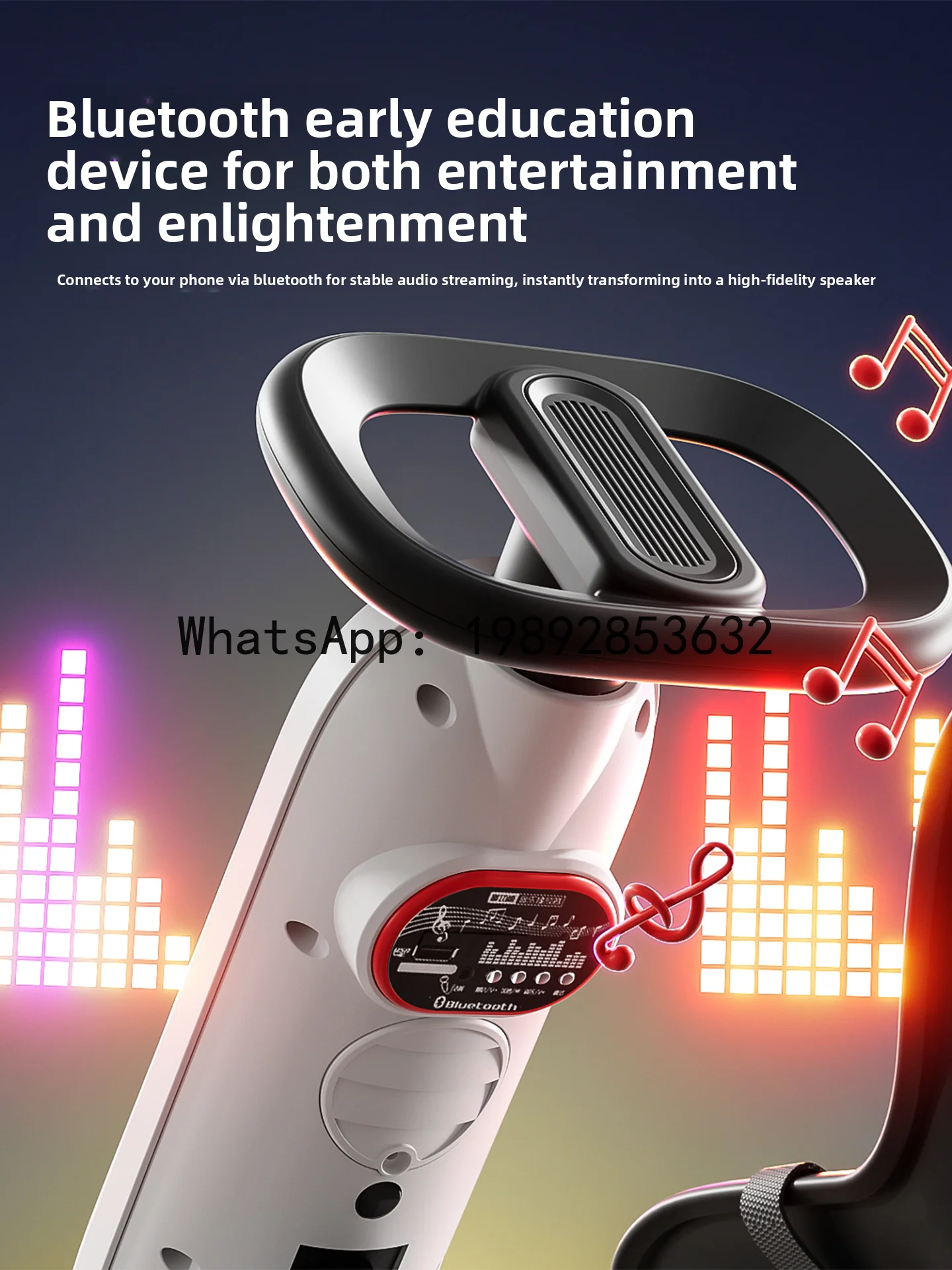 TQH Children's Electric Car Four-Wheel Vehicle Go-Kart Drift Car Ride-On with Remote Control Rechargeable