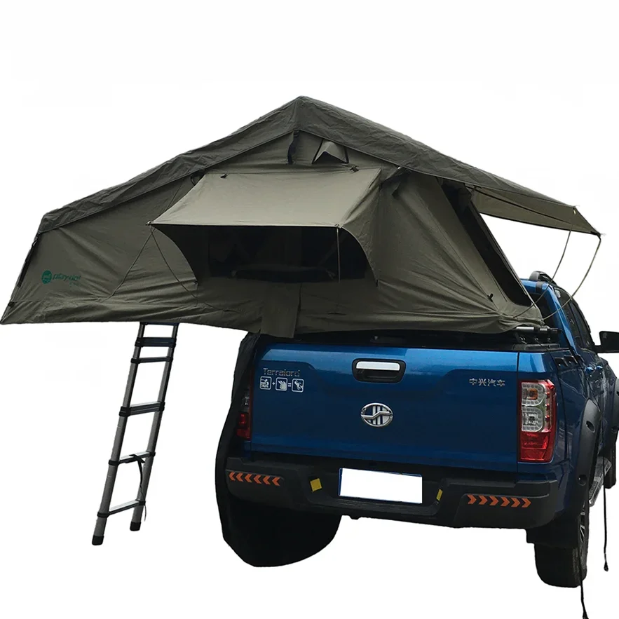 

Custom logo rtt 2-3 person roof top tent waterproof aluminum car tents with awning