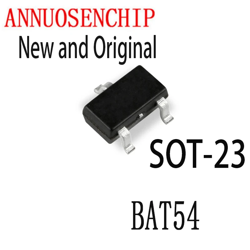 100PCS New And Original SOT-23 (Marking KL1) SOT Switching Planar Schottky Barrier Diode BAT54