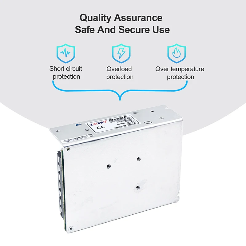Dual 30 Watt 5V 12V Dual Output AC DC Mode Switching Power Supply SMPS D-30 Light Transformer AC 110V 220V