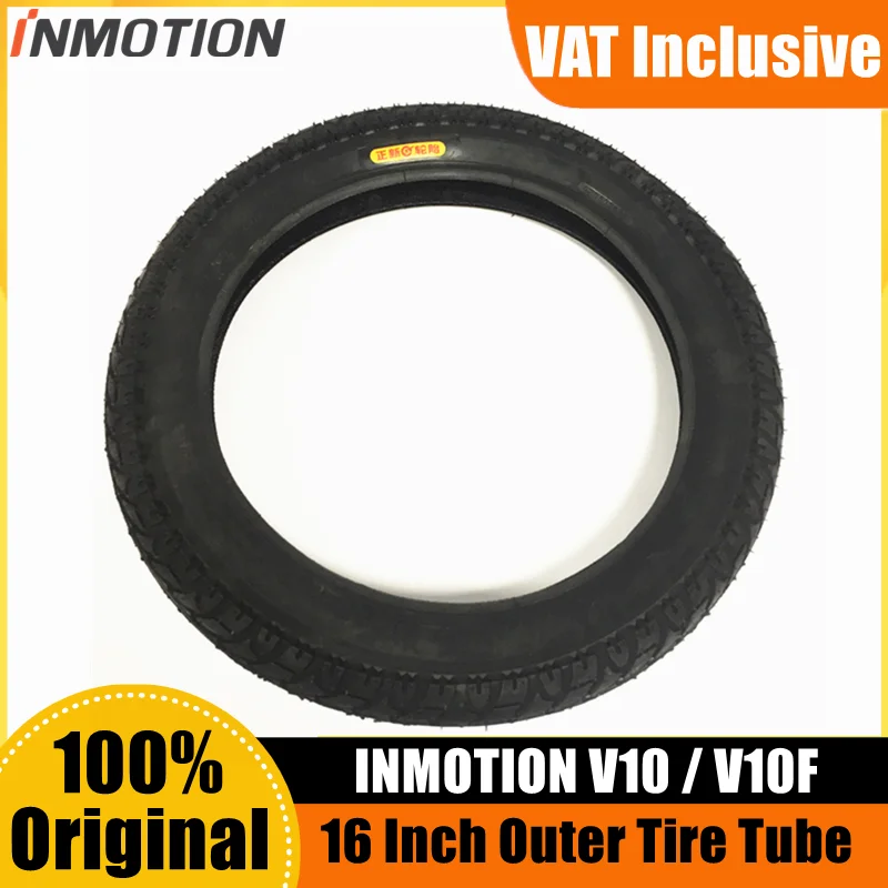 Original A Set of Tyre Inner and Outer 16 Inch Rubber Tire Tube For INMOTION V10 / V10F Self Balancing Scooter Outer Inner Tire