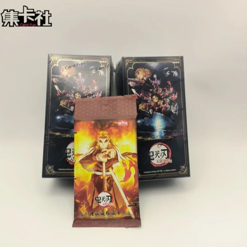 card fun Authentic Demon Slayer Card Dawn Collection Card Breathing Bag Kamado Tanjiro Akaza Anime Movie Accessories Toy Gifts