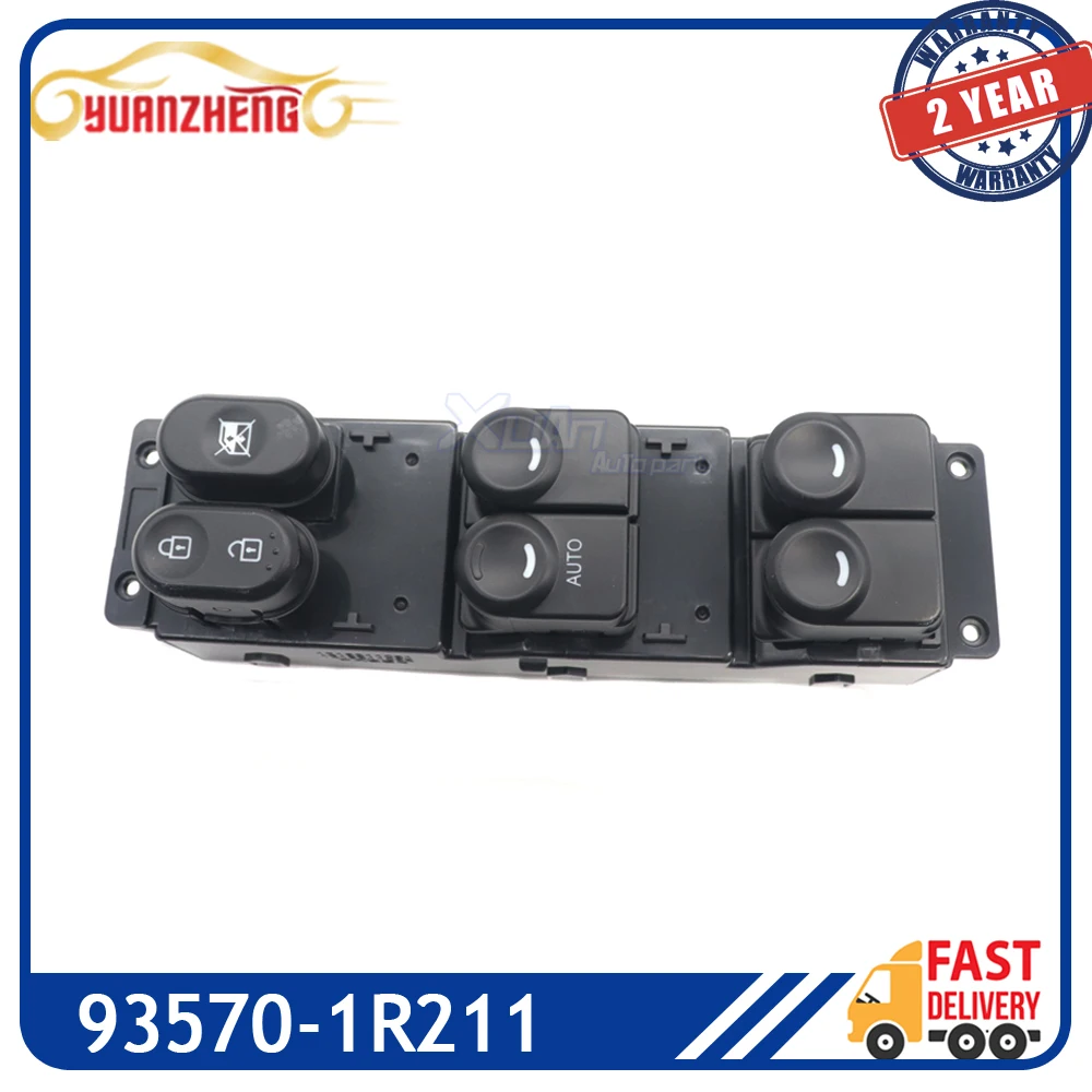 Car 93570-1R211 935701R211 LHD Front Left Auto Power Window Control Switch Lifter For Hyundai Accent 2015 2016 2017 16Pins