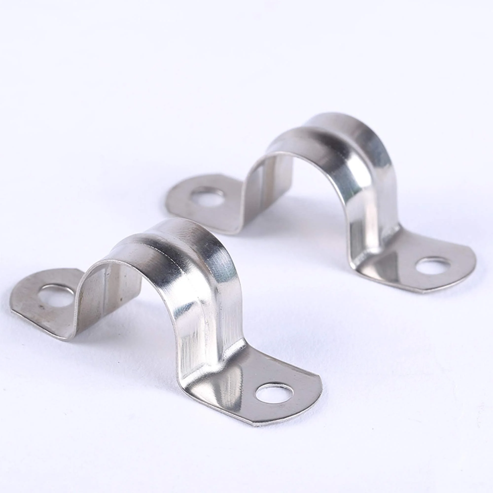 5-120mm U Shape Pipe Clamps 304 Stainless Steel U Clamp U Bracket for Mounting Pip Strap Conduit Tube Clip Plumbing Saddle Clamp