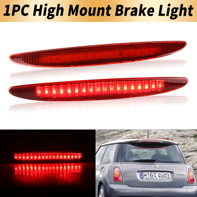 

1PC LED High Mount Third Brake Light Canbus For Mini Cooper Mini Hatch R50 R53 2001-2006 Tail Stop Warning Lamp Car Accessories