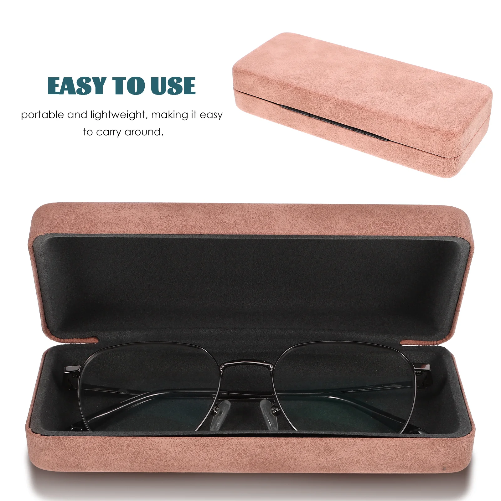 

Premium Sunglasses Case Foldable Eyewear Protector Durable Glasses Holder Compact Travel Eyeglass Container For Men