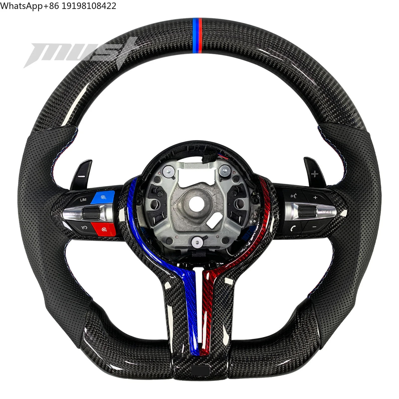 

Руль M Sport из карбона, индивидуальный дизайн, для BMW F-серии F87 F82 F80 F10 F11 F15 X5 F30 F16, M2 M3 M4, 3, 4, 5, 6 серий, GT