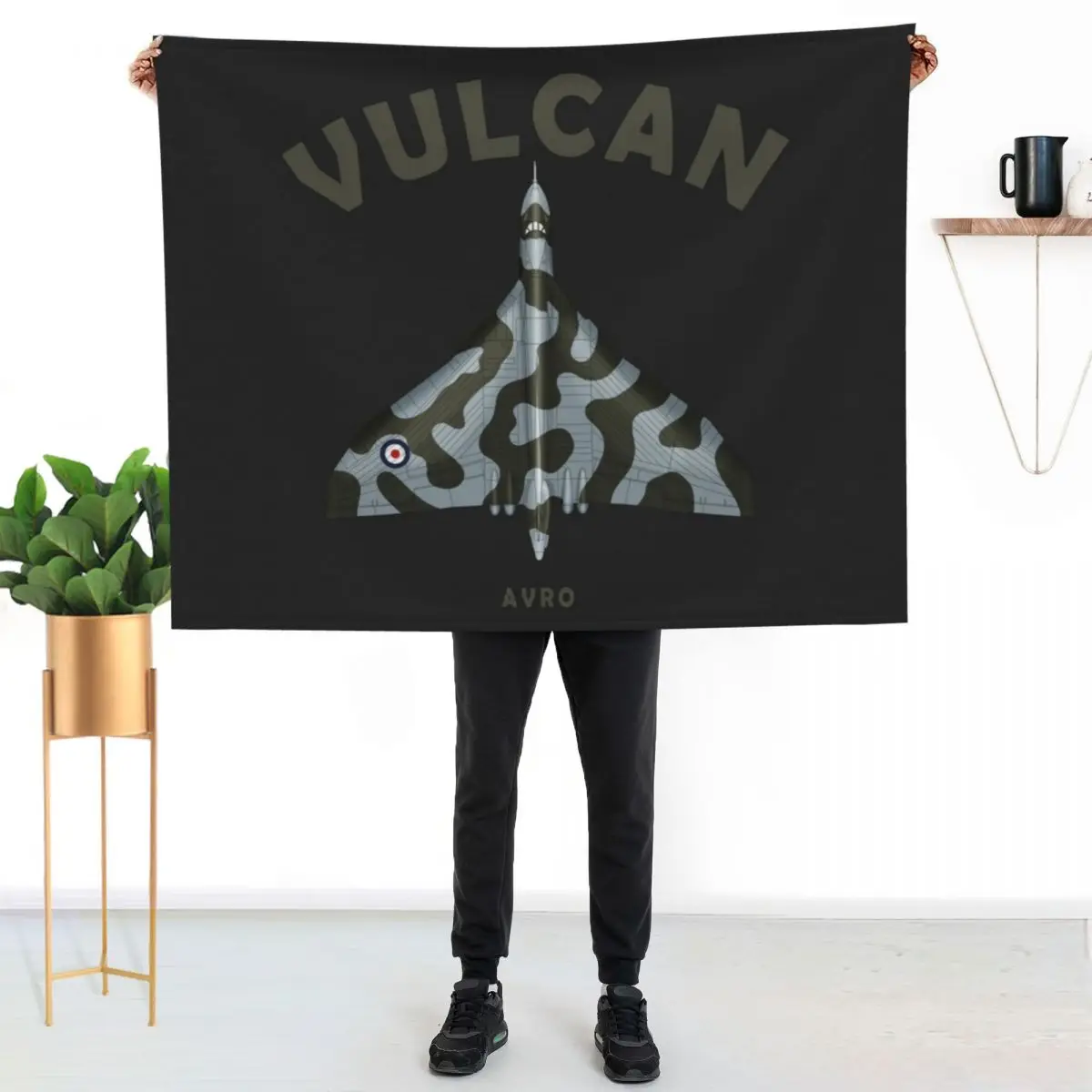 The Vulcan Bomber Blueprint Throw Blanket manga Furry sofa bed Custom Cute Plaid Blankets Sofas Of Decoration Blankets