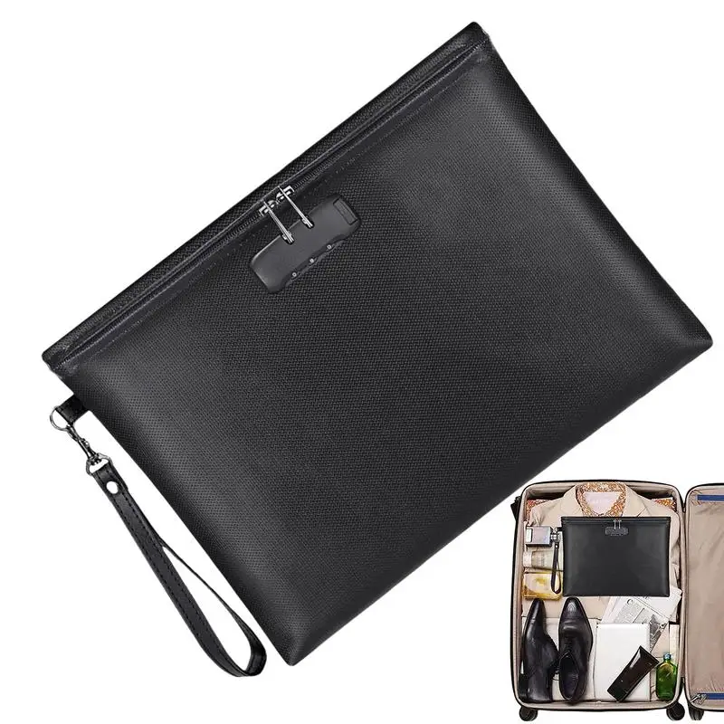 

Waterproof Bag With Zipper Safe Accessories High Confidentiality Money Envelopes Secure For A4 Sized Documents Cell Phones