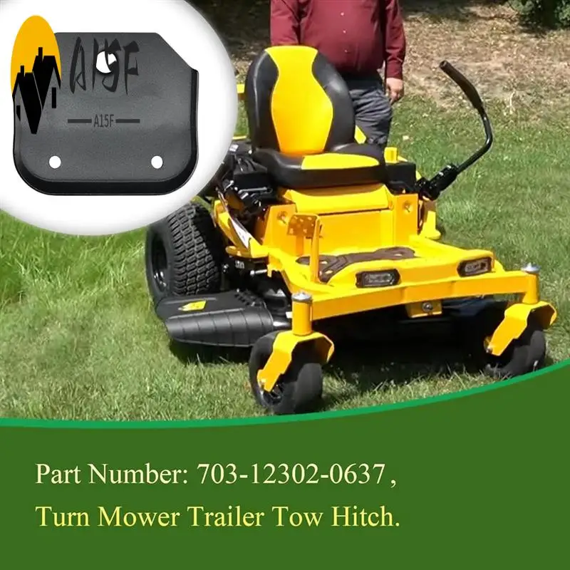 A15F-703-12302-0637 Hitch Plate, Tow Hitch Kit, Universal Heavy Duty Zero Turn Mower Trailer Hitch