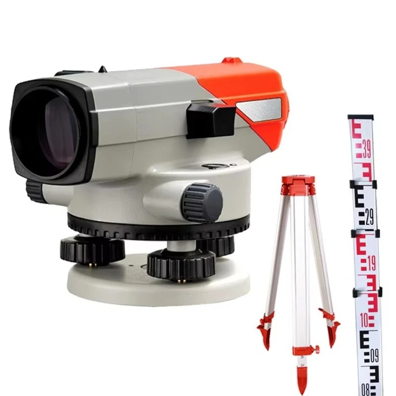

Высокоточный автоматический нивелир с аксессуарами для геодезических работ