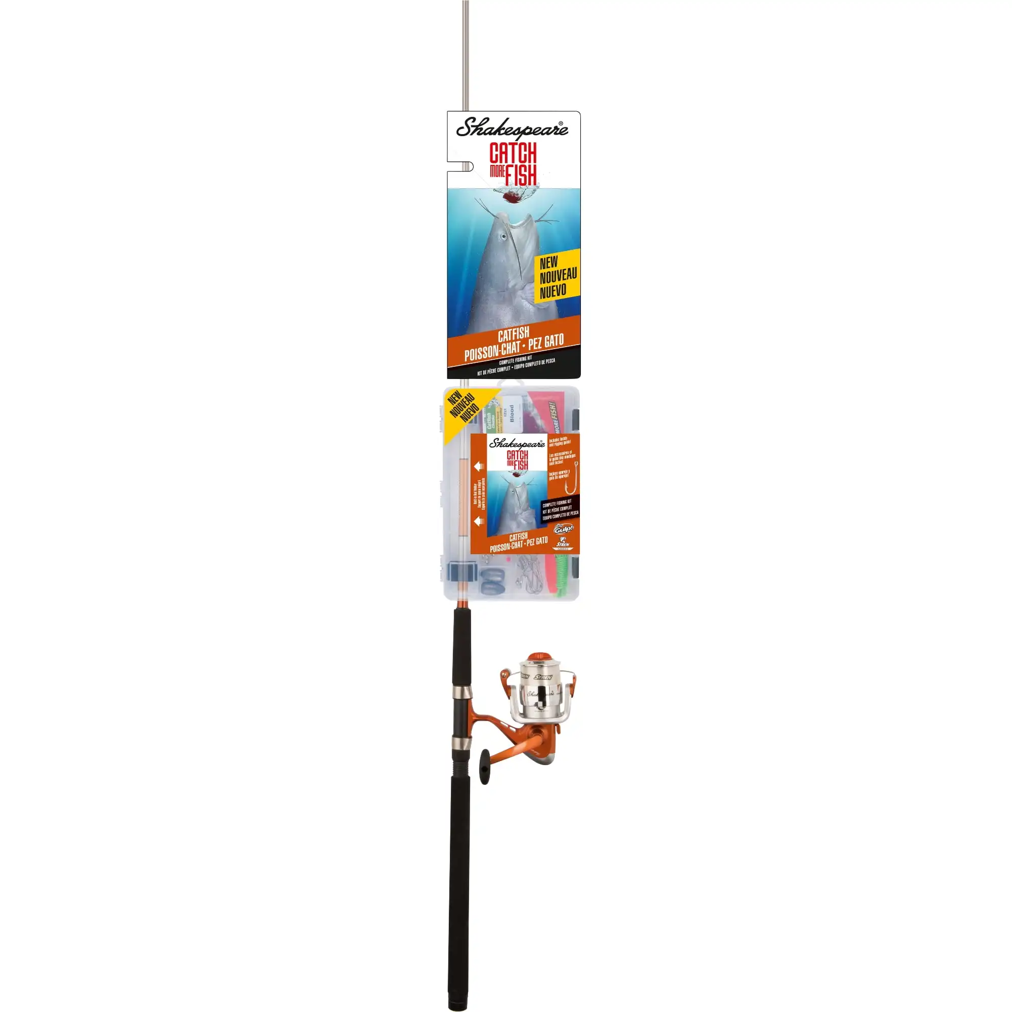 

Catch More Fish Catfish Spinning Fishing Combo