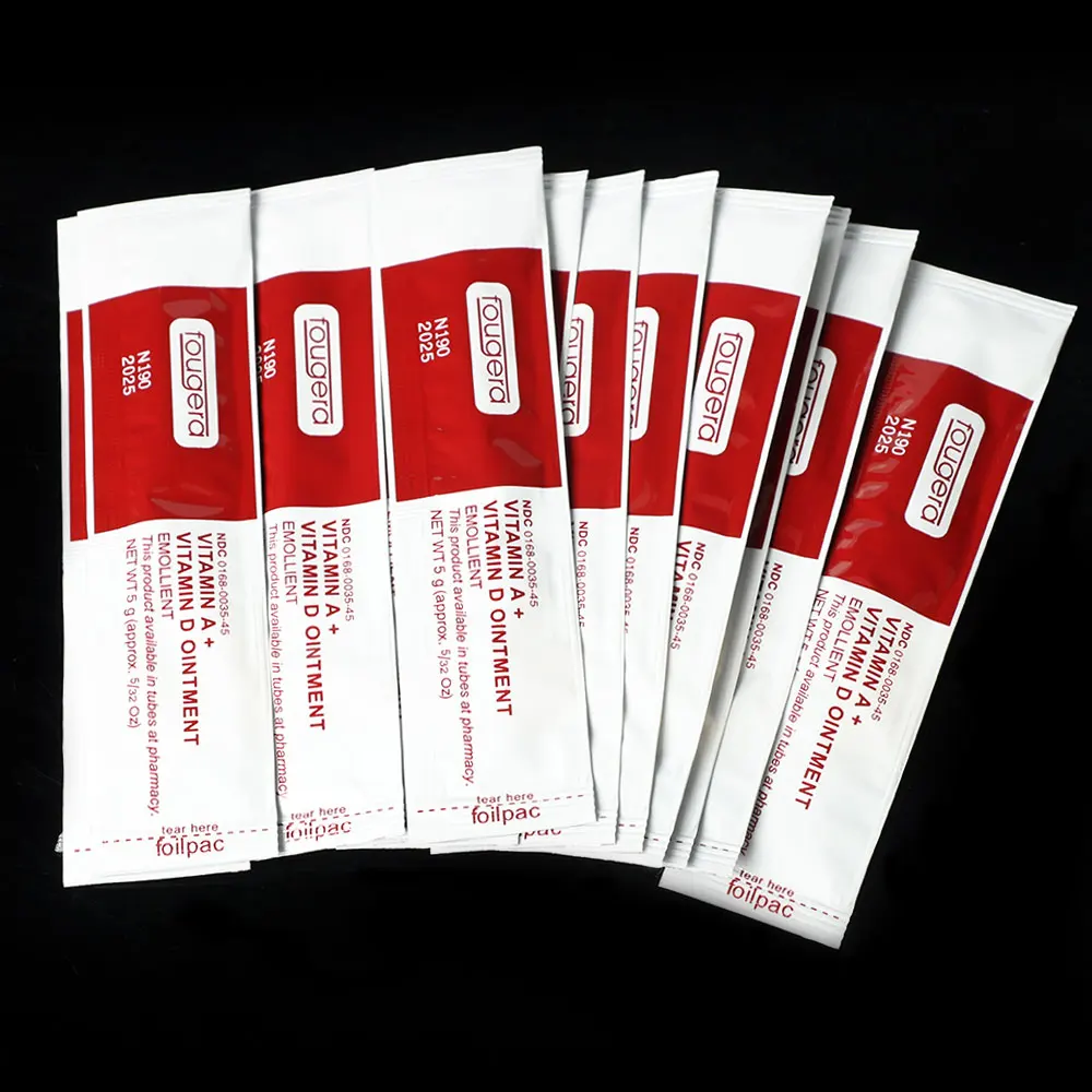 10pcs/Pack A+D Vitamin Ointment Tattoo Aftercare Cream White Packaging Eyebrow Lips Permanent Markup Repair Tattoo Tool