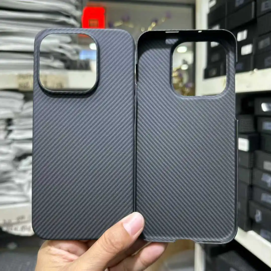 For  OnePlus 15 aramid fiber carbon fiber ultra-thin naked machine feeling anti-drop high-end business style phone case