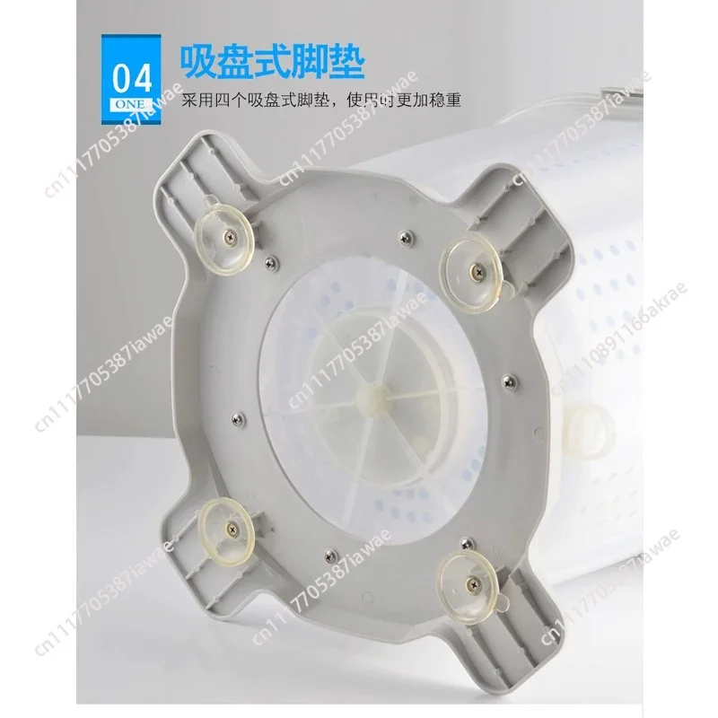 Portable Hand Crank Washing Machine, Non-Electric Mini Laundry Washer for Dorms Travel, Hand Powered Delicates Underwear Cleaner