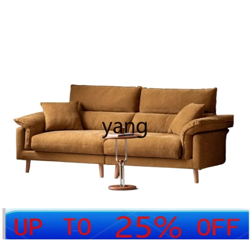 

LTT fabric sofa living room simple high backrest household small apartment three-person sofa