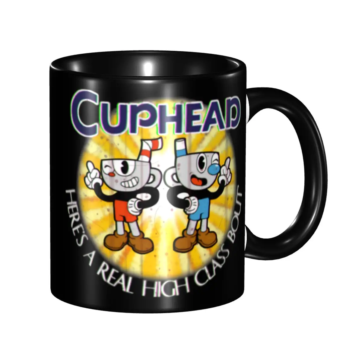 

Cuphead And Mugman Video Games Mug Custom Ceramic Coffee Mug Cup Creative Present