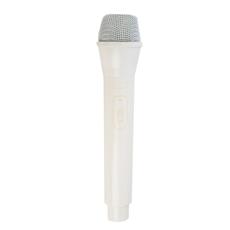 1pcs Fake Prop Microphone Props Artificial Microphone Prop Kids Microphone Toy Black White Red Gold Sliver Color