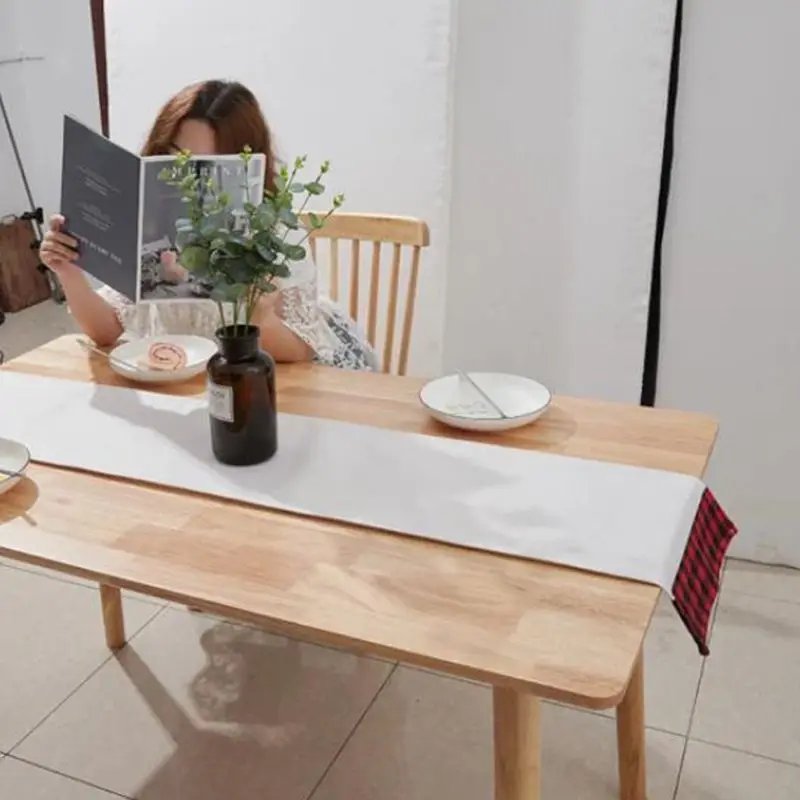 Blank Sublimation Linen Tablecloth INK Print DIY Gifts Heat Press Printing Materials