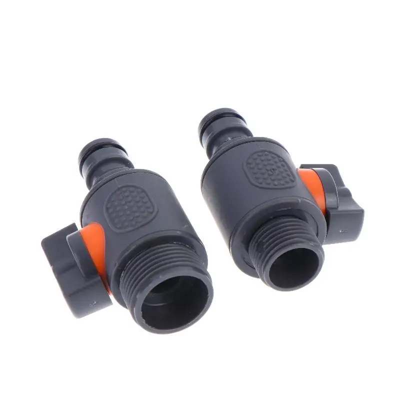 1Pcs Water Tank Adapter PVC IBC Water Bucket Adapter Durable Fitting With Valve For Large Water Container