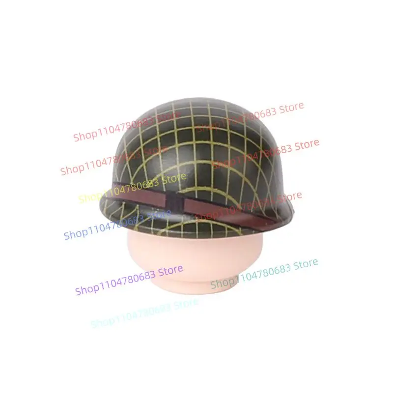 

MOC Third-party New Military US Army Military Helmet Hat Paratroopers Soldiers Headdress Toys Building Blocks Gift Ornaments