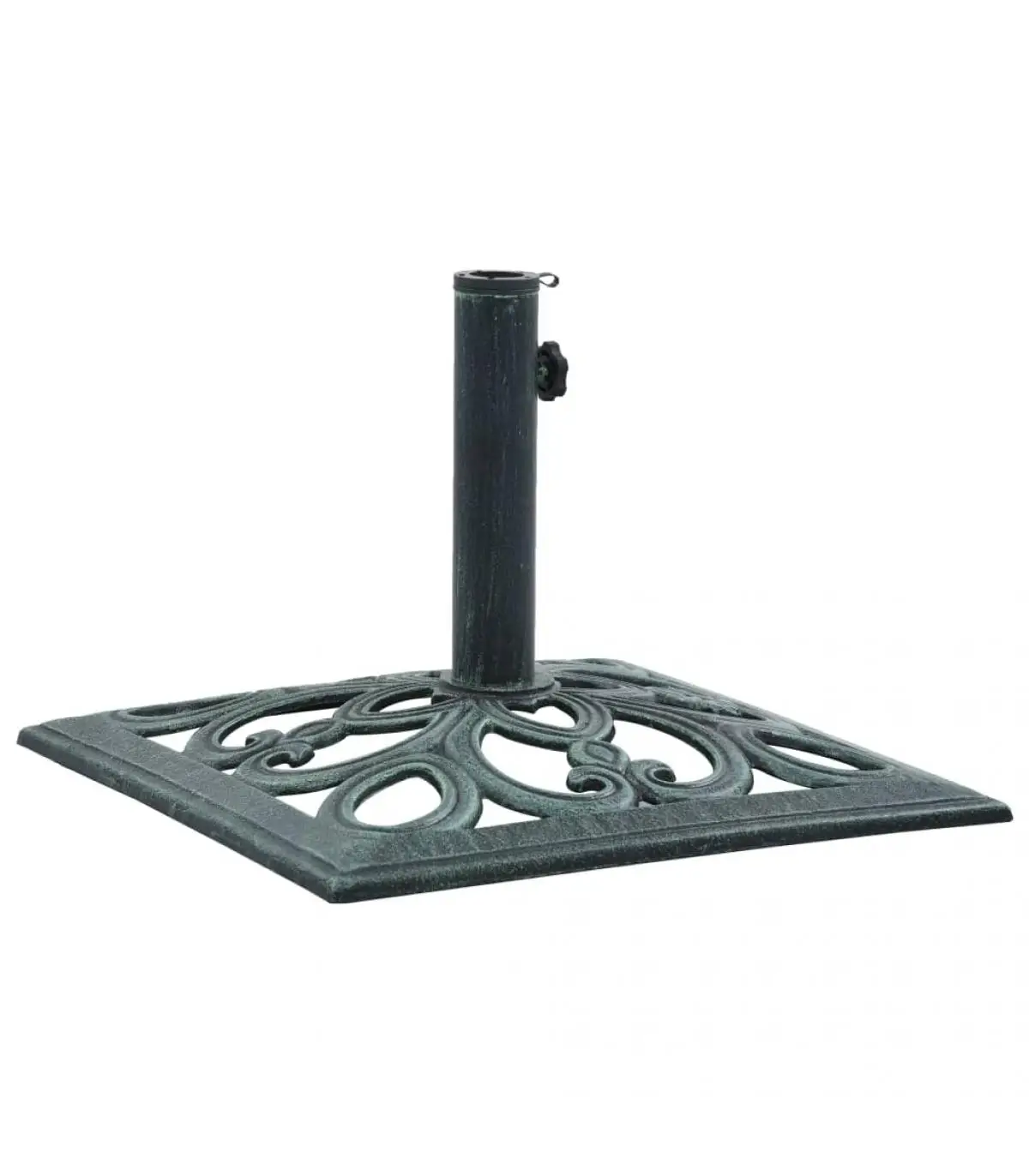 12 kg 49 cm Green Cast Iron Umbrella Base Umbrella Bases