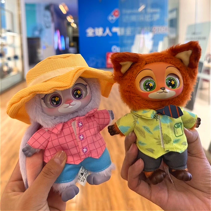 

Слепая коробка Disney Zootopia - виниловая кукла Nick & Judy, милый кулон на рюкзак, детская игрушка-сюрприз на день рождения, детский подарок на день рождения