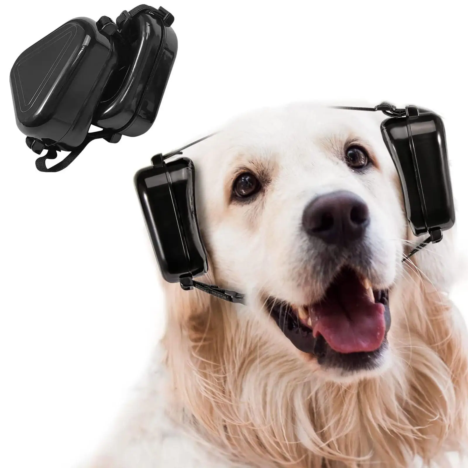 Pet Earmuffs Hearing Protection Head-worn Anti-noise Adjustable Earmuffs Multifunction Pet Reduction Noise Cover Pet Supplies