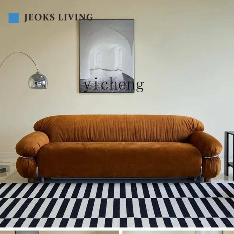 E22 antique designer retro living room sofa bed folding dual-purpose