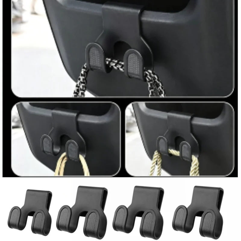 1/10pcs Universal Electric Scooter Hook Heavy Duty Double Hanger Clip On Mount For Motorcycle Helmet Bag Storage Accessories