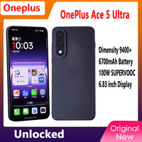 OnePlus Ace 5 Ultra Unlocked Cell Phone 6.83inch AMOLED MTK Dimensity 9400+ 50MP 6700Mah 100W SuperVOOC NFC OTA Ace5 Ultra