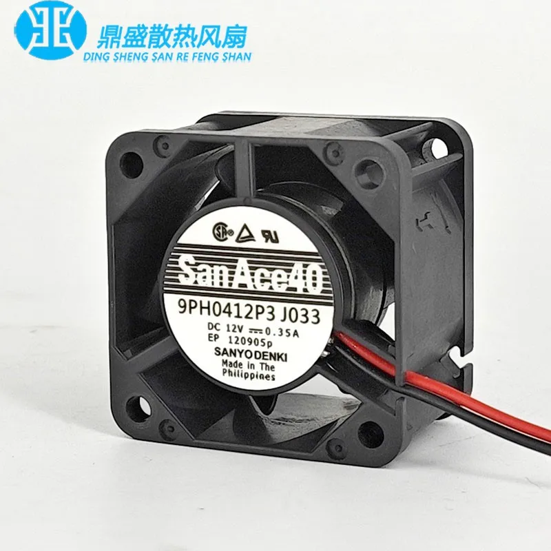 1pcs * 9PH0412P3J033 ORIGINAL NEW COOLING FAN 12V 0.35A 4028 40*40*28mm RADIATOR
