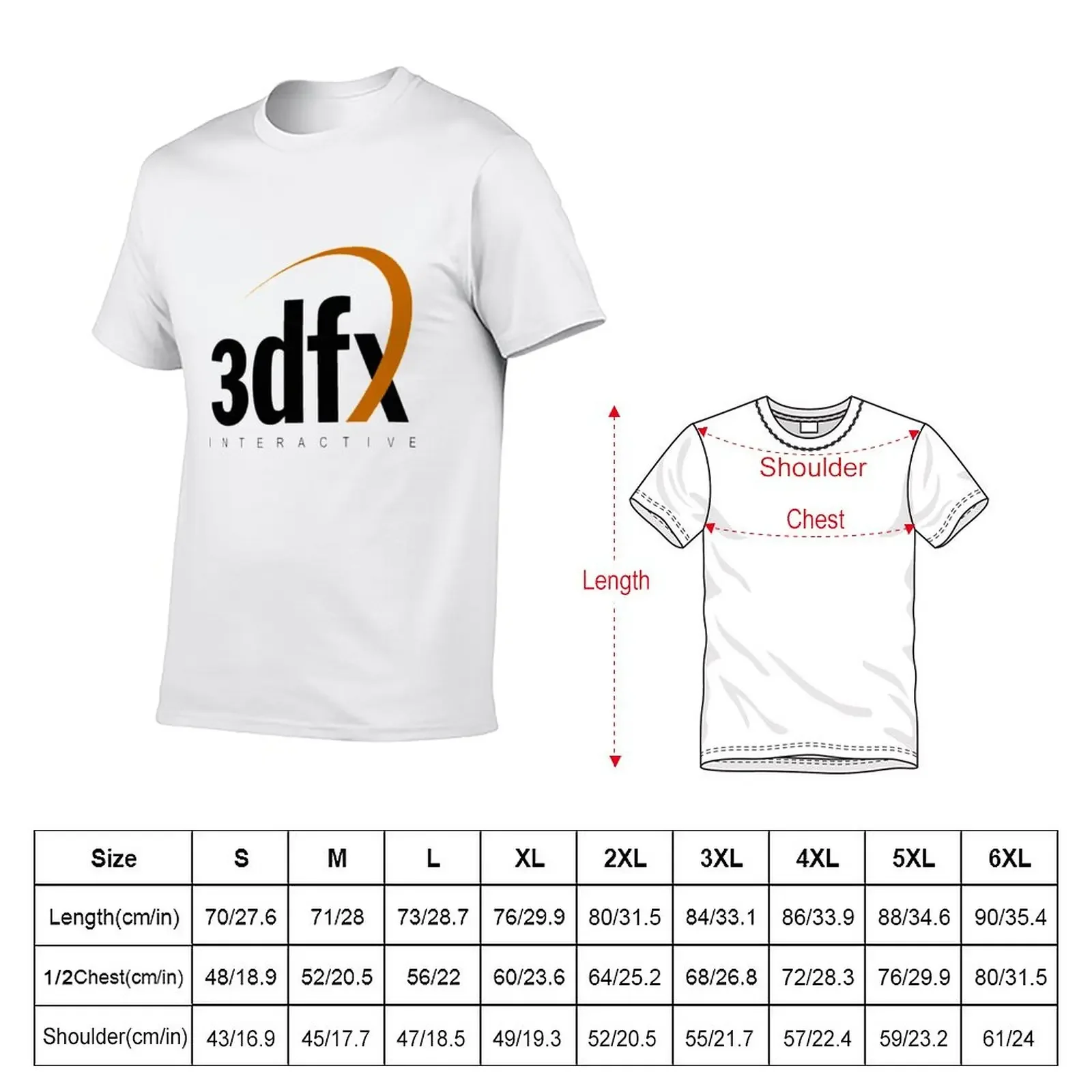 3DFX Logo T-Shirt hippie clothes cute tops customizeds mens graphic t-shirts funny