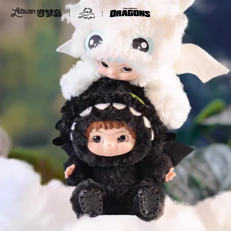 متوفر في المخزون سلسلة جديدة أصلية من سلسلة Wakuku Dragon Taming Master إصدار محدود دمية بطاقة معلقة بدون أسنان هدايا أطفال خفيفة Sha Kawaii