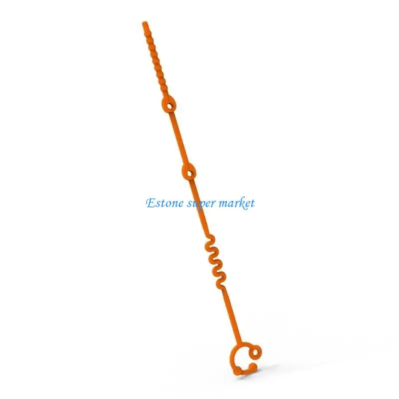 

090B Silicone Pacifier Holders Flexible Teether chain Toy & Teether Strap Chewable Pacifier Clip Colorful Baby Pacifier Clip