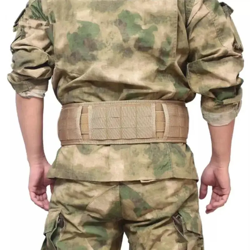 Outdoor Multifunctional Breathable Belt Molle Mount System Tactical Lumbar Seal Quick Draw Waist Protector
