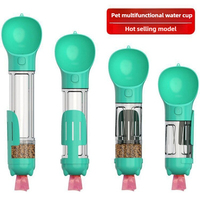 3-in-1 Portable Pet Travel Cup– All-in-One Hydration,Feeding,and Waste Solution Dog accessories  Voerbak water bottle dog bottle